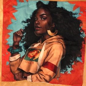 2 NWB Black Art 17x17 Pillowcase/Cushion 1day ship